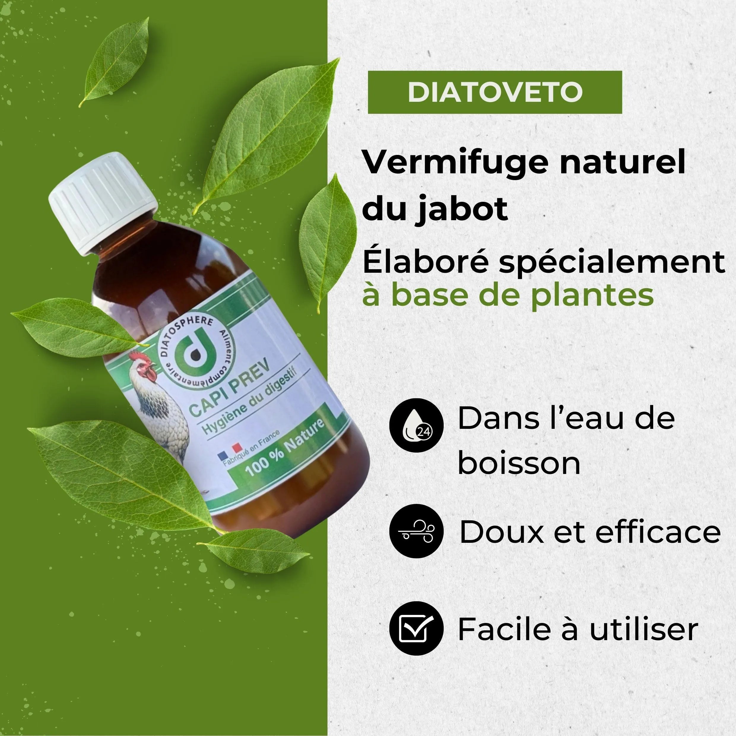 Capi-Prev | Prévention Vers Jabot Poule Naturel Bio