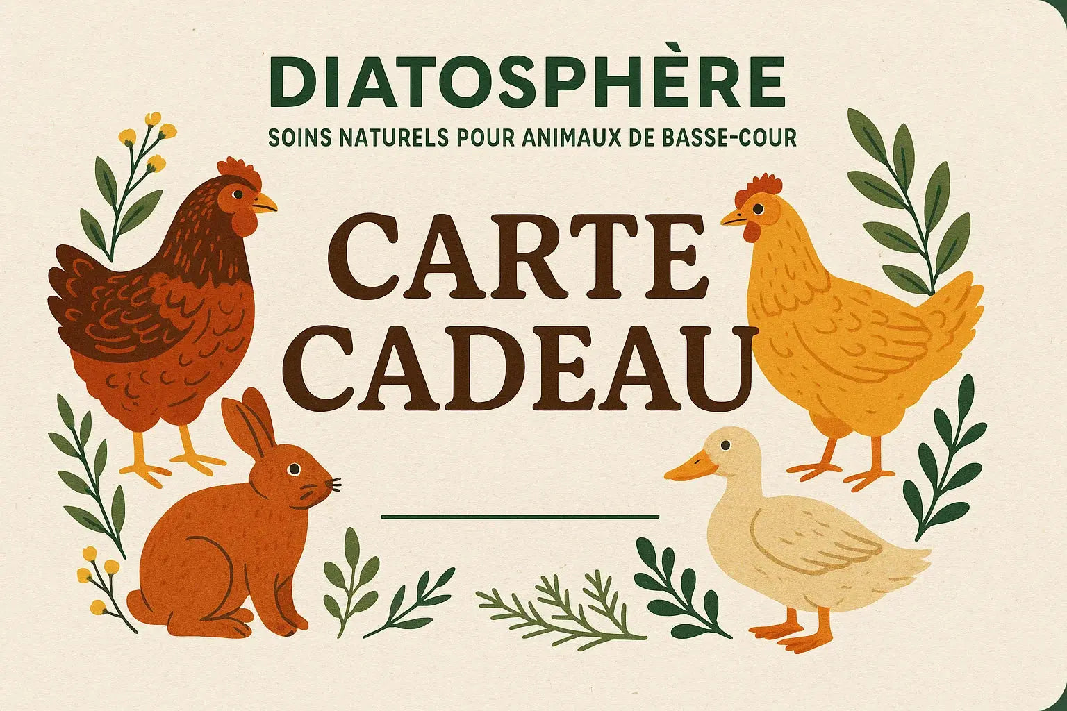 Carte cadeau Diatosphère Diatosphere