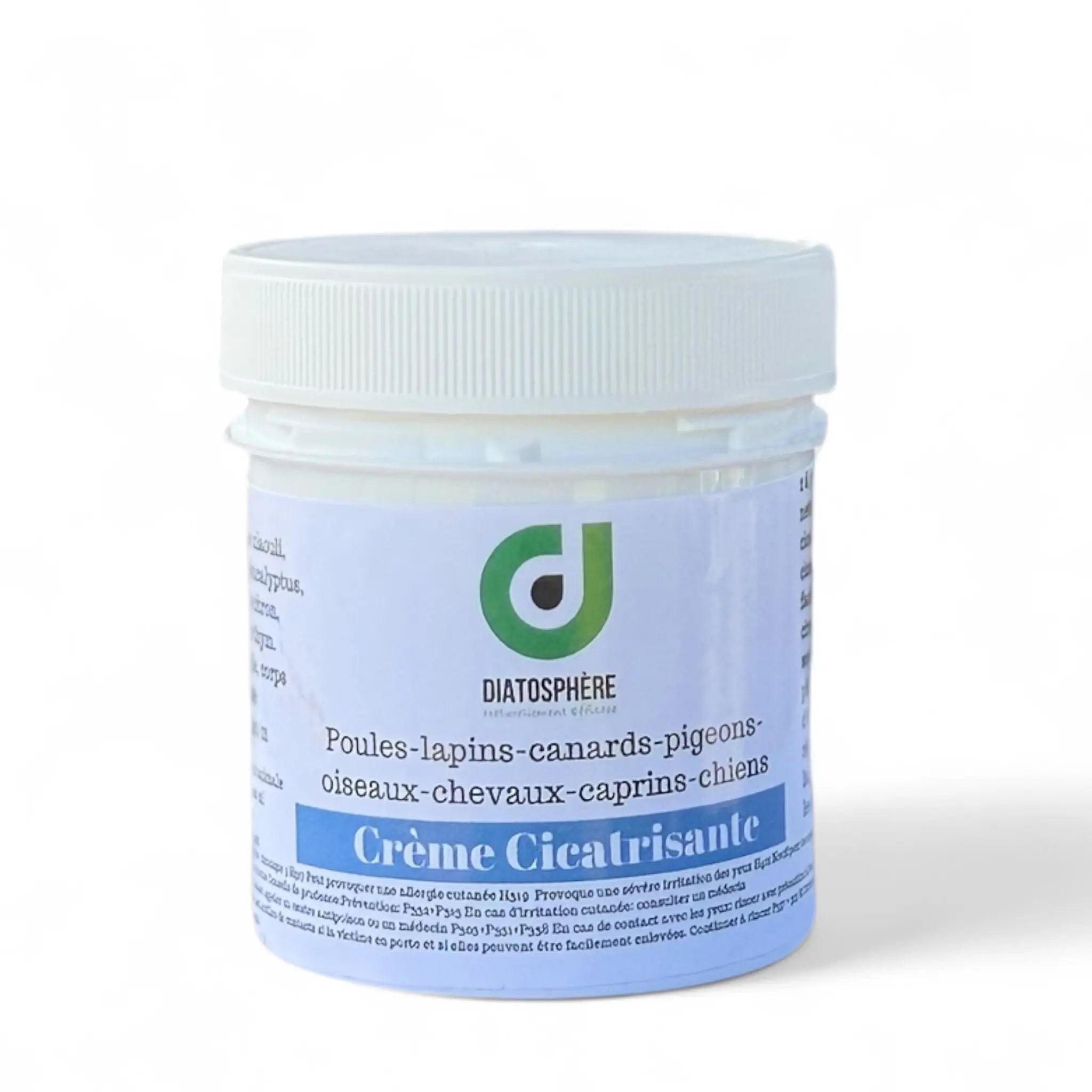 Pommade cicatrisante poules contre plaies et picage, soin naturel diatosphere