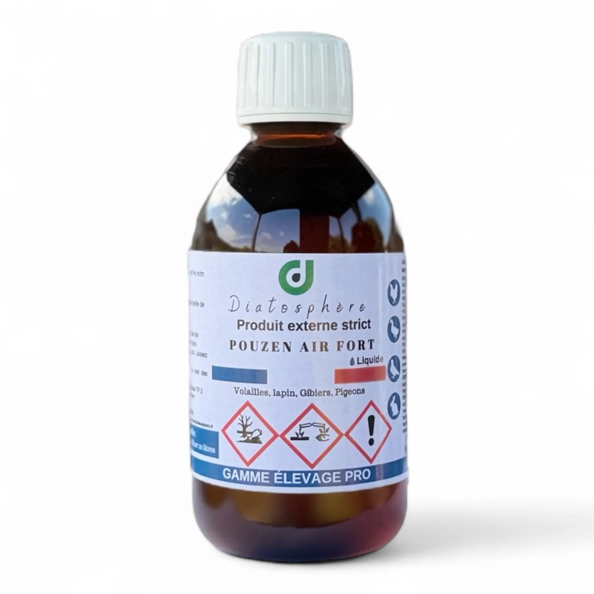 Pouzen Air Fort, spray naturel anti-poux rouges poules, hygiène poulailler