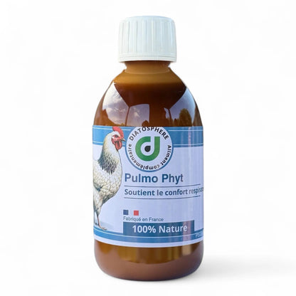 Traitement naturel poules contre coryza et toux avec Pulmo Phyt diatosphere