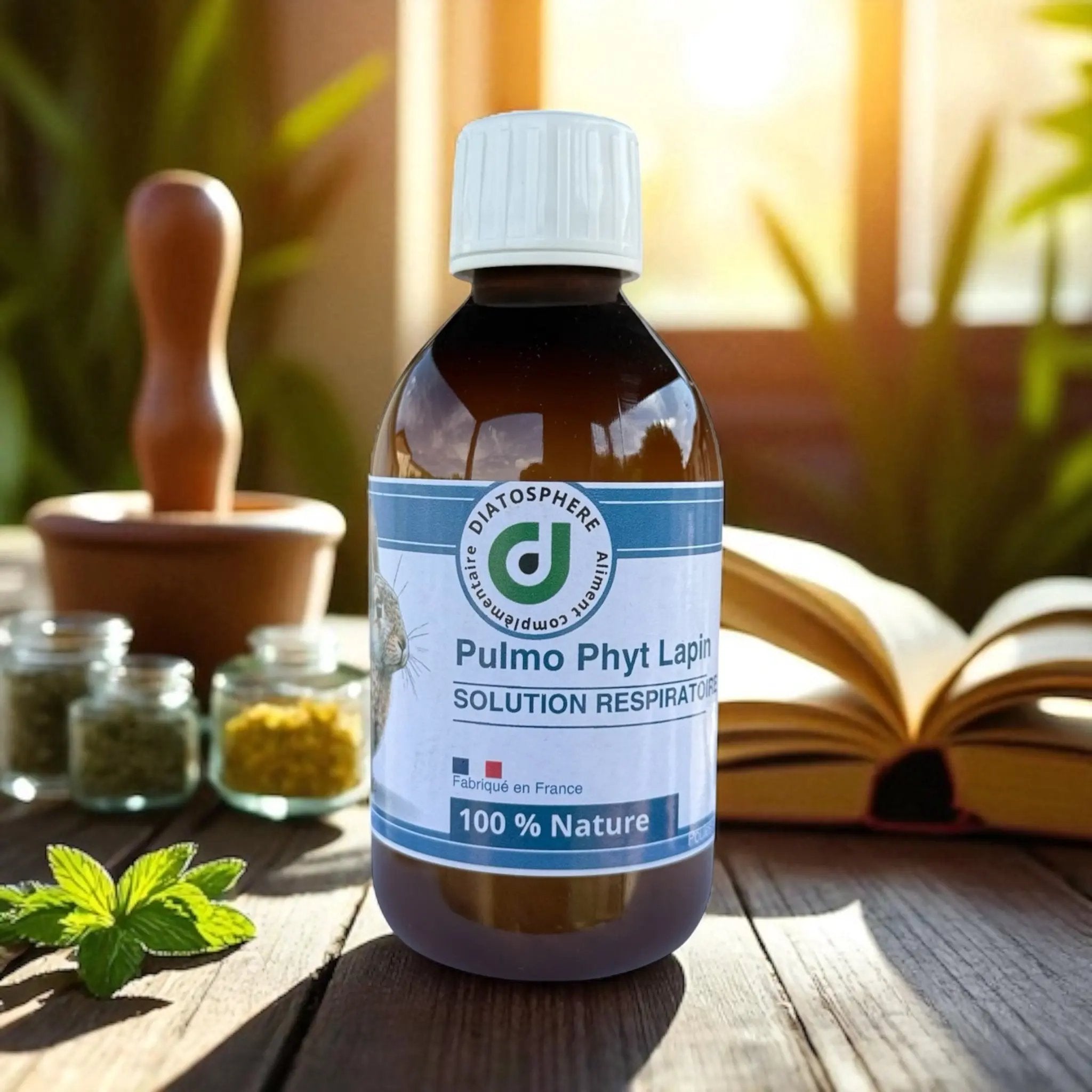 ingrédients Pulmo Phyt : extraits végétaux naturels pour soin respiratoire lapins