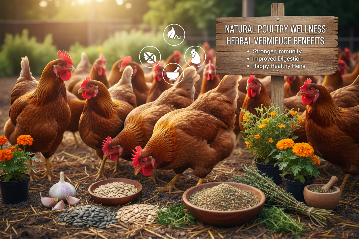 Conseils et Bénéfices de Nos Vermifuges Naturels pour Poules
