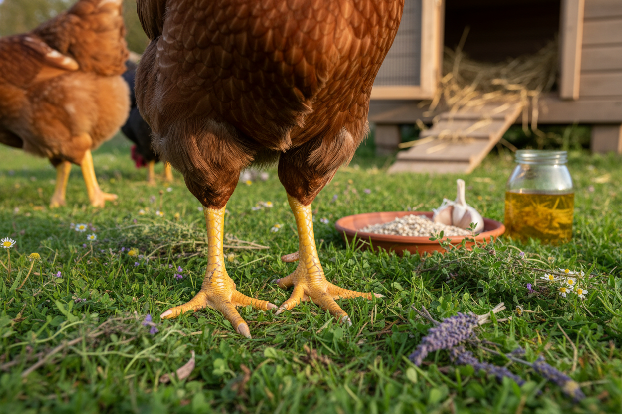 Découvrez nos conseils d’experts Diatosphère pour traiter et prévenir naturellement la gale des pattes et des plumes chez vos volailles.
