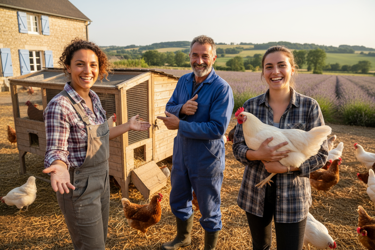Les produits préférés de nos éleveurs de poule  : découvrez pourquoi ils les ont choisis sans montrer les produit 