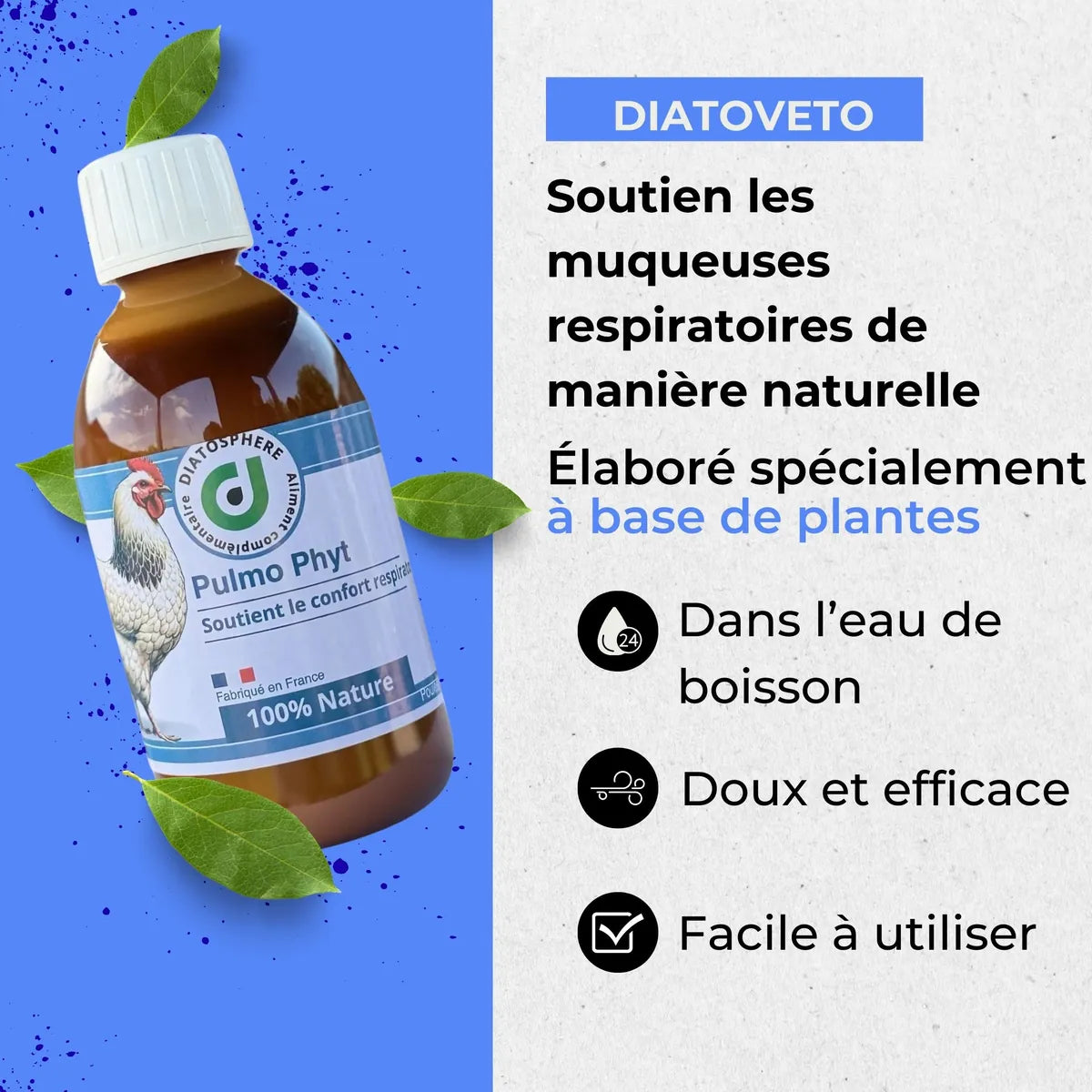 Pulmo Phyt : Traitement Naturel contre Coryza, Rhume et Toux chez les Poules
