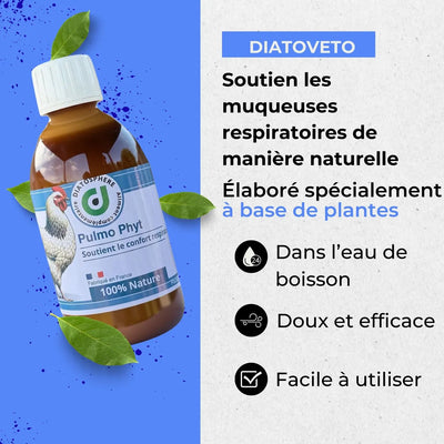 Pulmo Phyt : Traitement Naturel contre Coryza, Rhume et Toux chez les Poules