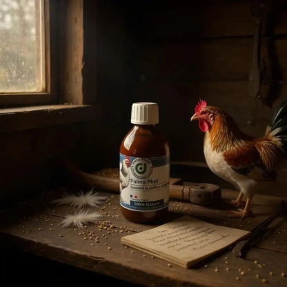 Pulmo Phyt, soin naturel pour rhume et coryza poules en élevage bio